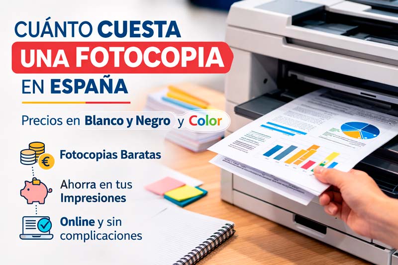 Precio medio de fotocopia en España